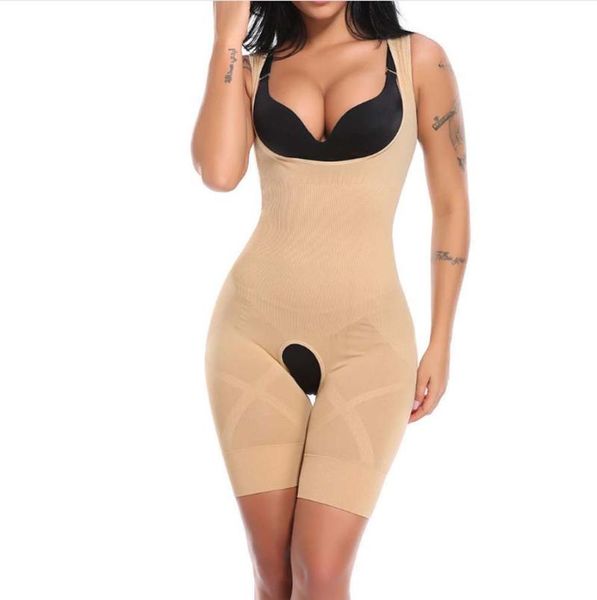 women's jumpsuits & rompers full body control slimming tummy corset shapewear bodysuit pant abdomen jumpsuit women clothing, Black;white