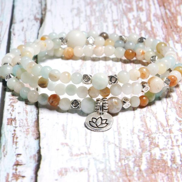 tennis moon girl 108 mala beads mantra wrap bracelet yoga 4mm amazonite stone stretchy lotus charm bracelets for women drop, Golden;silver
tennis moon girl 108 mala beads mantra wrap bracelet yoga 4mm amazonite stone stretchy lotus charm bracelets for women drop, Golden;silver