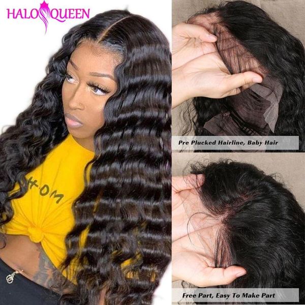lace wigs deep wave wig water curly wave closure frontal wig prelucked hairline natural color remy human hair for women perruque, Black;brown
lace wigs deep wave wig water curly wave closure frontal wig prelucked hairline natural color remy human hair for women perruque, Black;brown
