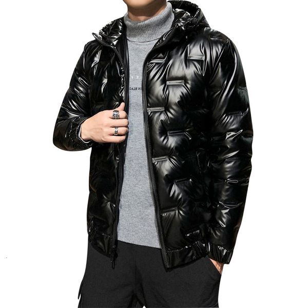 winter down jacket for men slim-fitting glossy hooded short paragraph warm casual youth all-match outwear fashion high quality, Black
winter down jacket for men slim-fitting glossy hooded short paragraph warm casual youth all-match outwear fashion high quality, Black