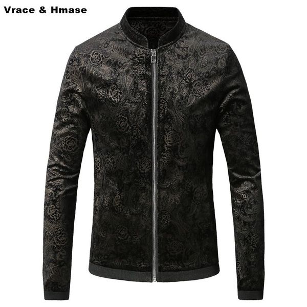men's jackets european style bronzing printing fashion slim big size baseball jacket arrival 2021 quality boutique winter men m-5xl, Black;brown
men's jackets european style bronzing printing fashion slim big size baseball jacket arrival 2021 quality boutique winter men m-5xl, Black;brown