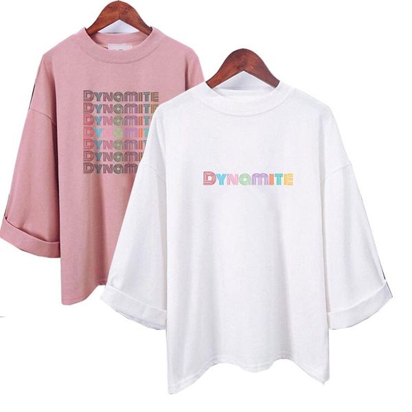 women's t-shirt korean fashion k kpop k- t shirt dynamite tshirt women short sleeve tee harajuku hip hop streetwear shirts, White
women's t-shirt korean fashion k kpop k- t shirt dynamite tshirt women short sleeve tee harajuku hip hop streetwear shirts, White