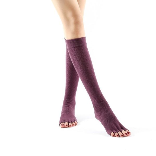 sports socks family fitness mid-tube yoga split toe autumn and winter dance five-finger high-tube fingerless, Black
sports socks family fitness mid-tube yoga split toe autumn and winter dance five-finger high-tube fingerless, Black