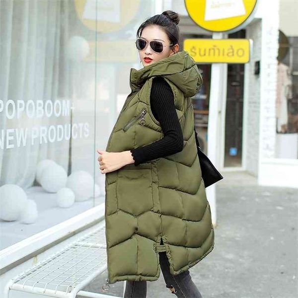 autumn and winter vest women korea slim hooded down cotton women's waistcoat sleeveless jacket 210909, Black;white
autumn and winter vest women korea slim hooded down cotton women's waistcoat sleeveless jacket 210909, Black;white