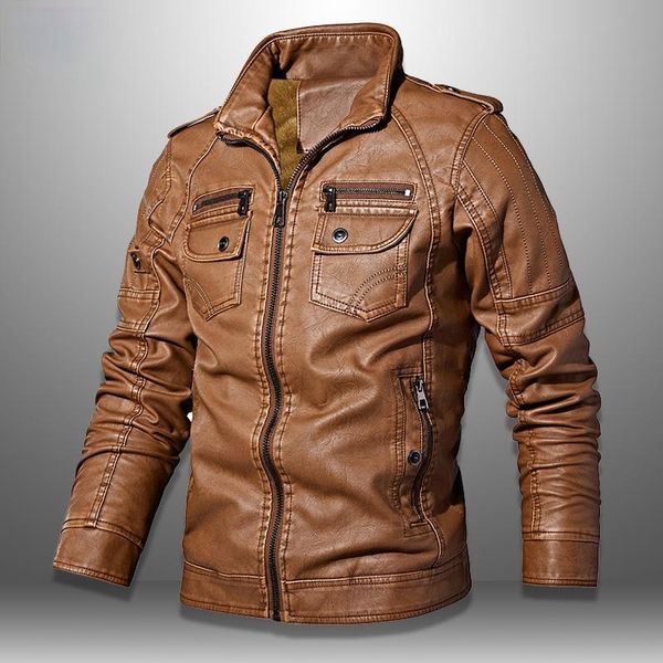 men's jackets slim pu leather jacket men winter solid mens coats fur lining outwear motorcycle male jaqueta de couro masculina, Black;brown
men's jackets slim pu leather jacket men winter solid mens coats fur lining outwear motorcycle male jaqueta de couro masculina, Black;brown