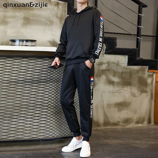 jogging clothing winter tracksuit inner fleece hoodies men 2021 casual hooded sweatshirts thicken warm set mens 2pc jacket+pant moleton masc, Black;red
jogging clothing winter tracksuit inner fleece hoodies men 2021 casual hooded sweatshirts thicken warm set mens 2pc jacket+pant moleton masc, Black;red
