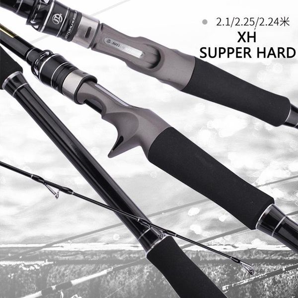 boat fishing rods 2.1/2.25/2.4m carbon lure rod xh supper hard spinning casting baitcasting bait weight 8-30g 
boat fishing rods 2.1/2.25/2.4m carbon lure rod xh supper hard spinning casting baitcasting bait weight 8-30g