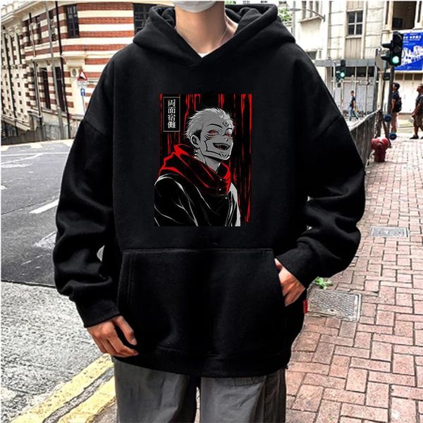 men's hoodies & sweatshirts anime jujutsu kaisen gojo satoru megumi men hoodie hip hop loose fleece male clothes sweatshirt streetwea, Black
men's hoodies & sweatshirts anime jujutsu kaisen gojo satoru megumi men hoodie hip hop loose fleece male clothes sweatshirt streetwea, Black