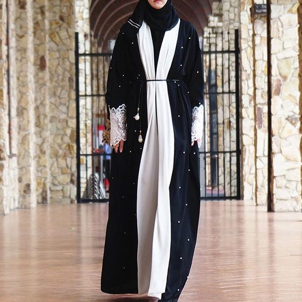 ethnic clothing muslim turkey arabian saudi black robe lace stitching beaded coat women's islamic eid al-fitr cardigan dubai prayer sui, Red
ethnic clothing muslim turkey arabian saudi black robe lace stitching beaded coat women's islamic eid al-fitr cardigan dubai prayer sui, Red