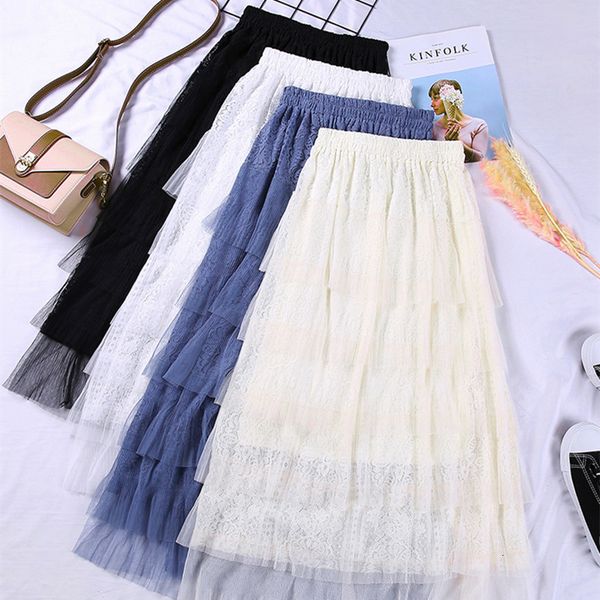 skirts net yarn skirt female spring autumn long high waist ruffle irregular lace cake fairy falda d4qb, Black
skirts net yarn skirt female spring autumn long high waist ruffle irregular lace cake fairy falda d4qb, Black