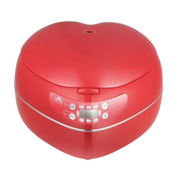 ouzhibao peach heart-shaped rice cooker smart mini household 1-4 people cookers