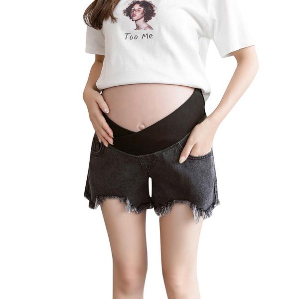 maternity bottoms ripped denim shorts for pregnancy women summer pregnant loose short pants korea style belly elastic jeans #, White
maternity bottoms ripped denim shorts for pregnancy women summer pregnant loose short pants korea style belly elastic jeans #, White