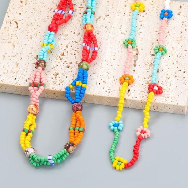 chokers fashion boho 2pcs colorful beads daisy flower choker necklaces for women bohemian handmade beaded clavicle necklace jewelry gift, Golden;silver
chokers fashion boho 2pcs colorful beads daisy flower choker necklaces for women bohemian handmade beaded clavicle necklace jewelry gift, Golden;silver