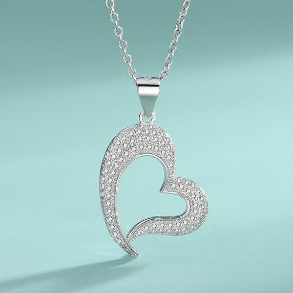 chains s925 sterling silver necklace asymmetry simplicity heart-shaped love ladies secklace europe and the united states fashion
chains s925 sterling silver necklace asymmetry simplicity heart-shaped love ladies secklace europe and the united states fashion