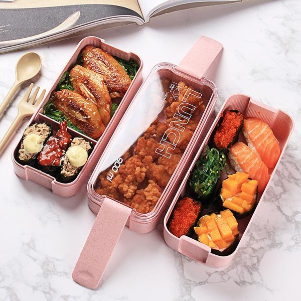 dinnerware sets lunch box 900ml portable healthy material 3 layer wheat straw bento boxes microwave storage container foodbox
dinnerware sets lunch box 900ml portable healthy material 3 layer wheat straw bento boxes microwave storage container foodbox