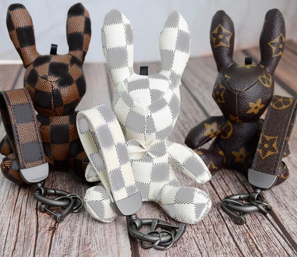 high-end designer cartoon rabbit car key rings bag pendant charm keychain jewelry grid flower printed holder women men fashion leather anima, Slivery;golden
high-end designer cartoon rabbit car key rings bag pendant charm keychain jewelry grid flower printed holder women men fashion leather anima, Slivery;golden