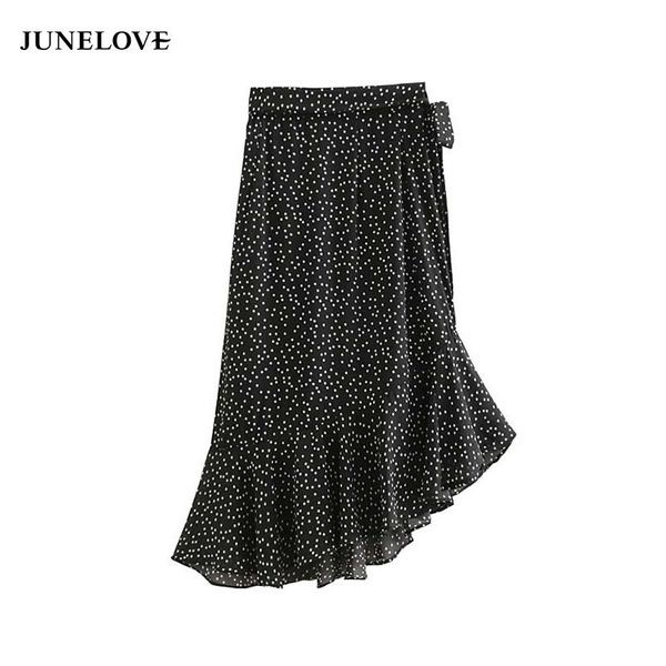 skirts junelove elegant dot print ruffled chiffon skirt bow tie asymmetrical zipper faldas ladies streetwear mid calf, Black
skirts junelove elegant dot print ruffled chiffon skirt bow tie asymmetrical zipper faldas ladies streetwear mid calf, Black