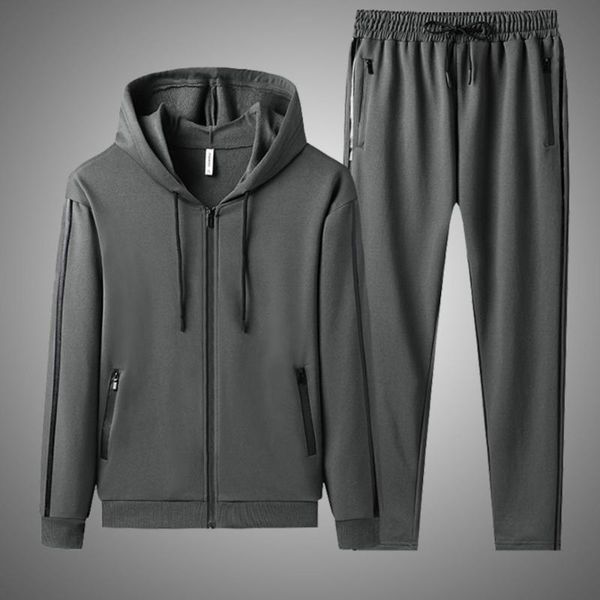 men's tracksuits set streetwear spring men tracksuit 2021 casual hoodies sportswear mens two pieces clothing jacket+pants sports suit, Gray
men's tracksuits set streetwear spring men tracksuit 2021 casual hoodies sportswear mens two pieces clothing jacket+pants sports suit, Gray