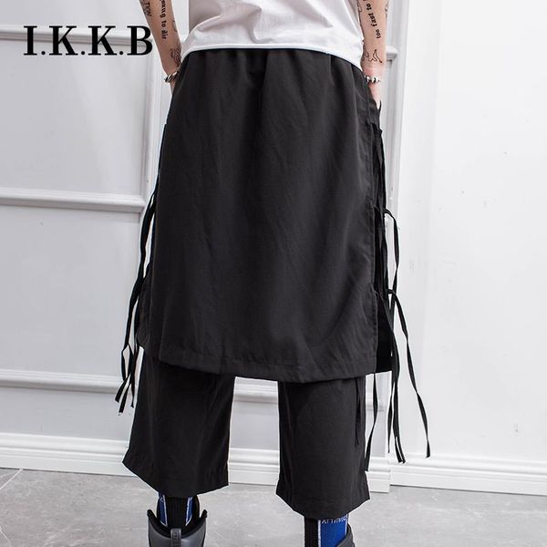 men's pants spring casual nine-quarter male trend hip-hop functional wind overalls culottes loose straight-leg tassels harem, Black
men's pants spring casual nine-quarter male trend hip-hop functional wind overalls culottes loose straight-leg tassels harem, Black