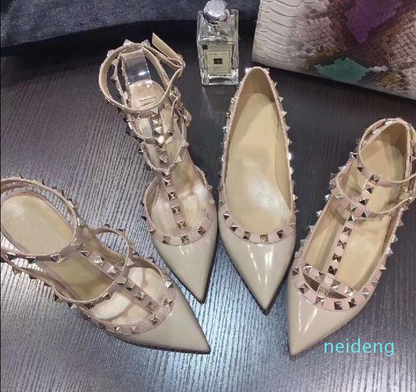 2021 quality 15color sheepskin pumps fashion rivet party shoes women 6cm 8cm 10cm high heels genuine leather eu34-41 size with box, Black
2021 quality 15color sheepskin pumps fashion rivet party shoes women 6cm 8cm 10cm high heels genuine leather eu34-41 size with box, Black