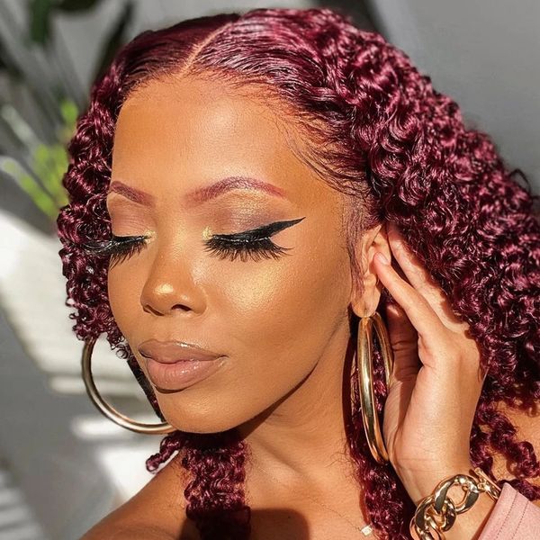 pre plucked 4x4 lace closure short bob wigs for black women wet and wavy mongolian lace front curly human wig with baby hair, Black;brown
pre plucked 4x4 lace closure short bob wigs for black women wet and wavy mongolian lace front curly human wig with baby hair, Black;brown