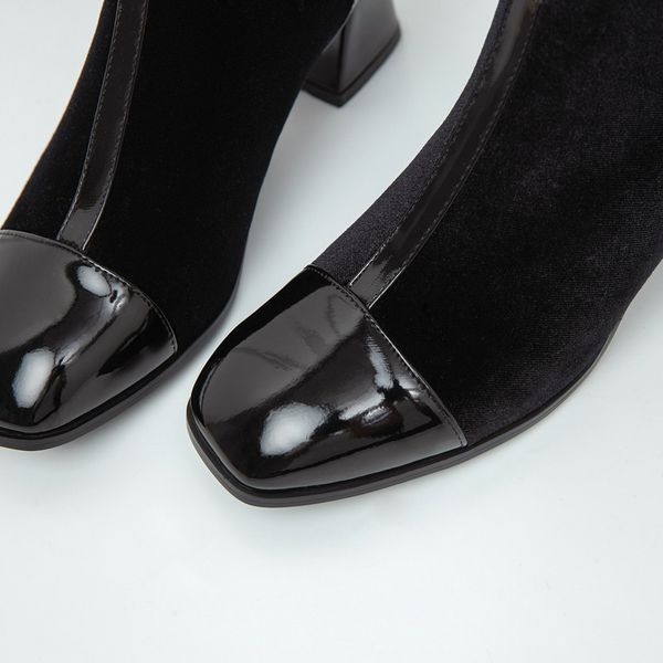 asumer large 48 plus for women high-heeled autumn boots winter zip simple shoes ladies, Black
asumer large 48 plus for women high-heeled autumn boots winter zip simple shoes ladies, Black