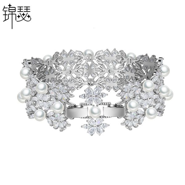 bangles bracelet jinse congrong korean version trend copper inlaid zircon 2021 personality fashion women's handpieces, Black
bangles bracelet jinse congrong korean version trend copper inlaid zircon 2021 personality fashion women's handpieces, Black