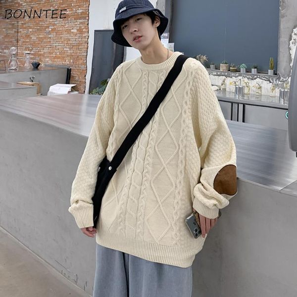 men's sweaters pullovers men twist trendy all-match oversize students loose warm casual daily simple patchwork streetwear, White;black
men's sweaters pullovers men twist trendy all-match oversize students loose warm casual daily simple patchwork streetwear, White;black