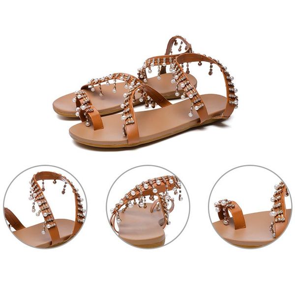 sandals womens summer flat comfortable beach shoes bohemian rhinestone beaded flip flops, Black
sandals womens summer flat comfortable beach shoes bohemian rhinestone beaded flip flops, Black