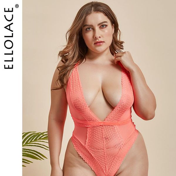 ellolace plus size bodysuit women deep-v body women's lace backless overalls for female romper jumpsuits & rompers, Black;white
ellolace plus size bodysuit women deep-v body women's lace backless overalls for female romper jumpsuits & rompers, Black;white