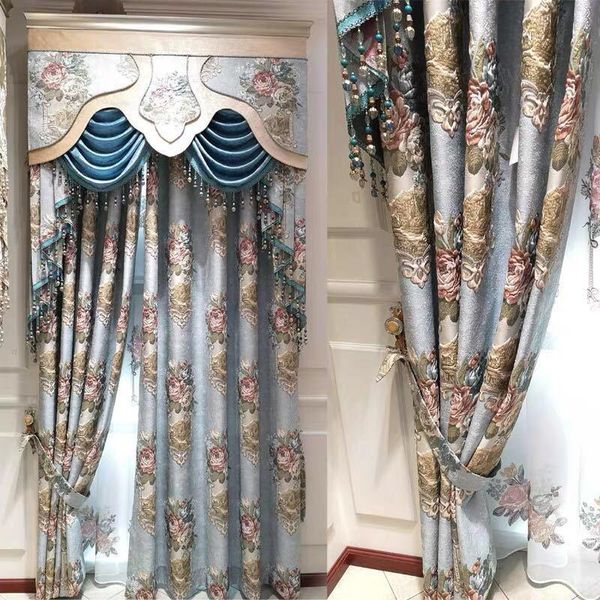curtain & drapes european style luxury thick high shading precision exquisite jacquard high-end curtains for living room bedroom
curtain & drapes european style luxury thick high shading precision exquisite jacquard high-end curtains for living room bedroom