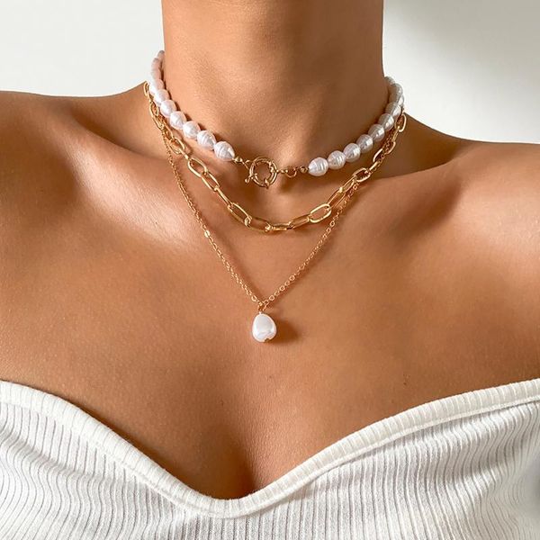 chains baroque retro imitation pearl drop pendant necklace all-match metal hollow iron chain for female wholesale, Silver
chains baroque retro imitation pearl drop pendant necklace all-match metal hollow iron chain for female wholesale, Silver