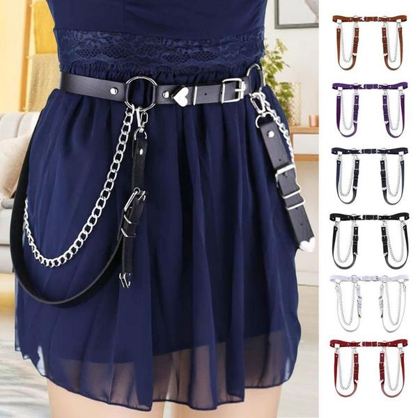 belts fashion harajuku women punk chain belt adjustable single row hole eyelet waistband with decorative, Black;brown
belts fashion harajuku women punk chain belt adjustable single row hole eyelet waistband with decorative, Black;brown