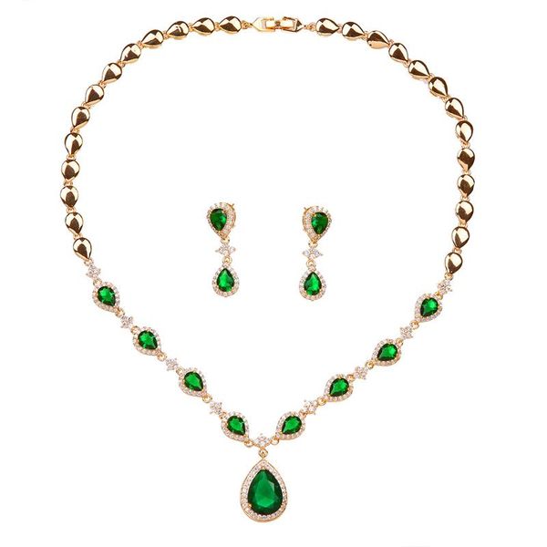 wedding jewelry sets bettyue arrival elegant green color cubic zircon earring and necklace women noble gold set party gift, Slivery;golden
wedding jewelry sets bettyue arrival elegant green color cubic zircon earring and necklace women noble gold set party gift, Slivery;golden