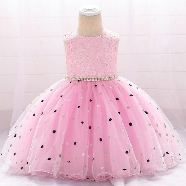 girl's dresses lace dot baby girl dress 1 years girls birthday for infant vestido princess party summer clothes, Red;yellow
girl's dresses lace dot baby girl dress 1 years girls birthday for infant vestido princess party summer clothes, Red;yellow