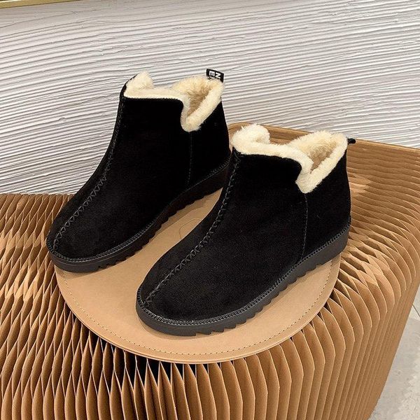 boots ladies short black winter shoes women snow non-slip flocking casual flat bottom plush shoe size
boots ladies short black winter shoes women snow non-slip flocking casual flat bottom plush shoe size