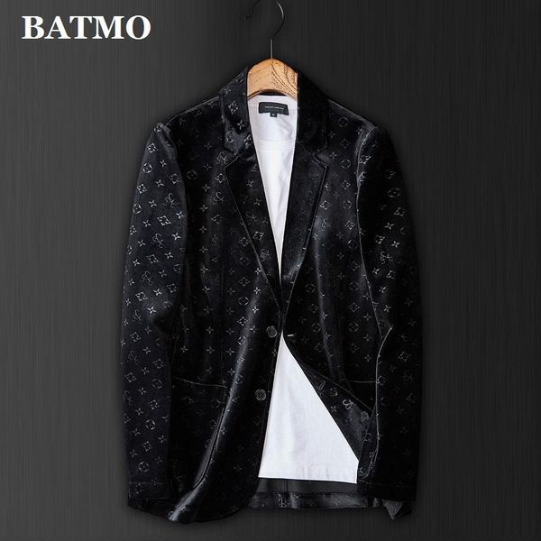 men's suits & blazers batmo 2021 arrival velvet printed casual blazer men,men's jackets x5, White;black
men's suits & blazers batmo 2021 arrival velvet printed casual blazer men,men's jackets x5, White;black
