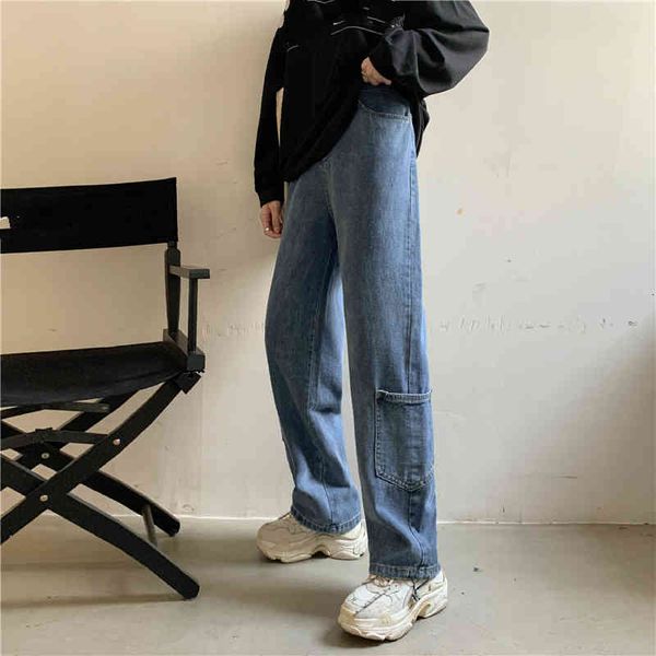 jeans blue denim wide-legged from vintage korean-style high-waisted korean women's pants loose-waisted jeans plus size 5xl pocket
jeans blue denim wide-legged from vintage korean-style high-waisted korean women's pants loose-waisted jeans plus size 5xl pocket
