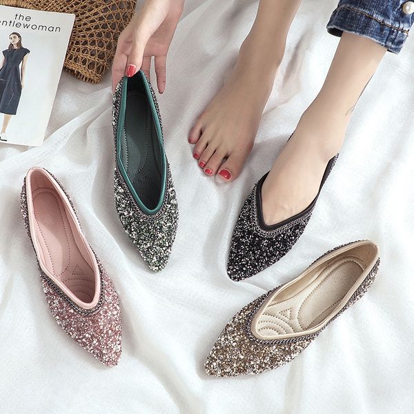 rhinestone bling shoes women flats pointed toe elegant ladies casual shoes slip on comfortable woman boat shoes big size a1655, Black;white
rhinestone bling shoes women flats pointed toe elegant ladies casual shoes slip on comfortable woman boat shoes big size a1655, Black;white