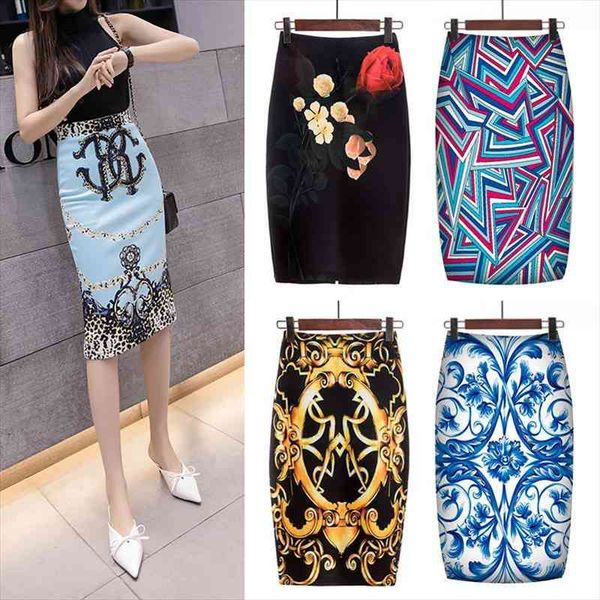 elegant floral retro palace print woman skirts stretch pencil skirt skirt knee-length office lady mid length midi skirts, Black
elegant floral retro palace print woman skirts stretch pencil skirt skirt knee-length office lady mid length midi skirts, Black