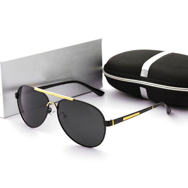 sunglasses designer men polarized driving coating sun glasses for pilot eyewear uv400 gafas de sol hombre 11014, White;black 
sunglasses designer men polarized driving coating sun glasses for pilot eyewear uv400 gafas de sol hombre 11014, White;black