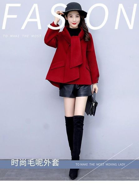 women's wool & blends basic japanese streetwear sweet coat elegant vintage plus size women cape red abrigo mujer invierno clothing eh50, Black
women's wool & blends basic japanese streetwear sweet coat elegant vintage plus size women cape red abrigo mujer invierno clothing eh50, Black