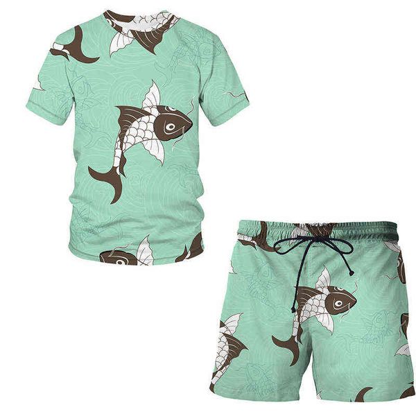 summer fashion men's carp pattern suit men's short shirt+men's shorts men's women's short sleeve suit streetwear me, Gray
summer fashion men's carp pattern suit men's short shirt+men's shorts men's women's short sleeve suit streetwear me, Gray