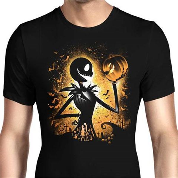 harajuku dengying pumpkin skull printed pattern loose casual round neck men and women comfortable short sleeve t-shirt, White;black
harajuku dengying pumpkin skull printed pattern loose casual round neck men and women comfortable short sleeve t-shirt, White;black