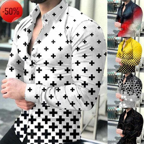 2021 new men's 3d printed polo shirt autumn floral long sleeve shirt cardigan, White;black
2021 new men's 3d printed polo shirt autumn floral long sleeve shirt cardigan, White;black