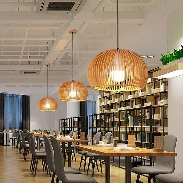 nordic creative woodcolor wooden chandeliers simple restaurant bar bed and breakfast pot shop japanese design solid wood pendant lamps
nordic creative woodcolor wooden chandeliers simple restaurant bar bed and breakfast pot shop japanese design solid wood pendant lamps