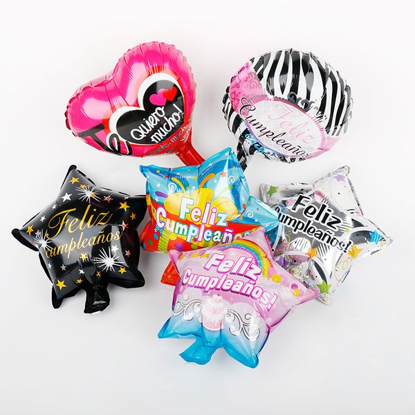 50pcs/lot 10inch spanish mama foil balloons happy birthday plies mothers day decorations mini air globos feliz cumpleanos
50pcs/lot 10inch spanish mama foil balloons happy birthday plies mothers day decorations mini air globos feliz cumpleanos