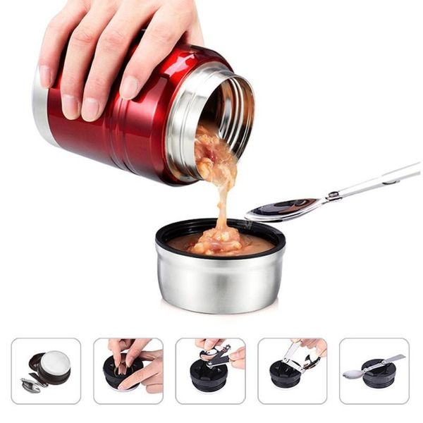 water bottles vacuum insulated jar 18/8 stainless steel lunch box with folding spoon double walled container 500ml 17oz
water bottles vacuum insulated jar 18/8 stainless steel lunch box with folding spoon double walled container 500ml 17oz