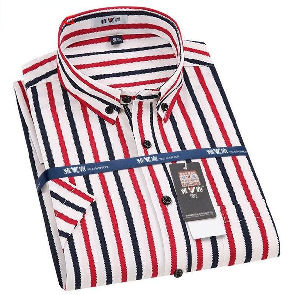 men's casual shirts summer multi color stretch vertical striped dress short sleeve button-down fashion shirt button up, White;black
men's casual shirts summer multi color stretch vertical striped dress short sleeve button-down fashion shirt button up, White;black