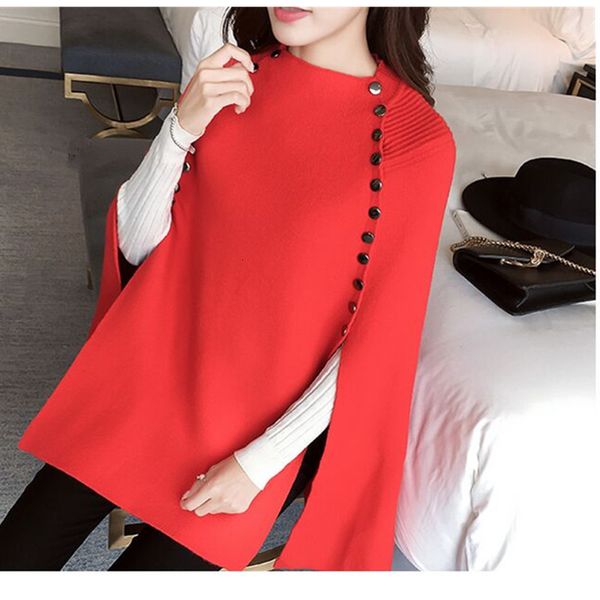 women's knits & tees zawfl - women's fashion button cape, knitted sweater, clothes, black, red, gray, autumn 2021, White
women's knits & tees zawfl - women's fashion button cape, knitted sweater, clothes, black, red, gray, autumn 2021, White